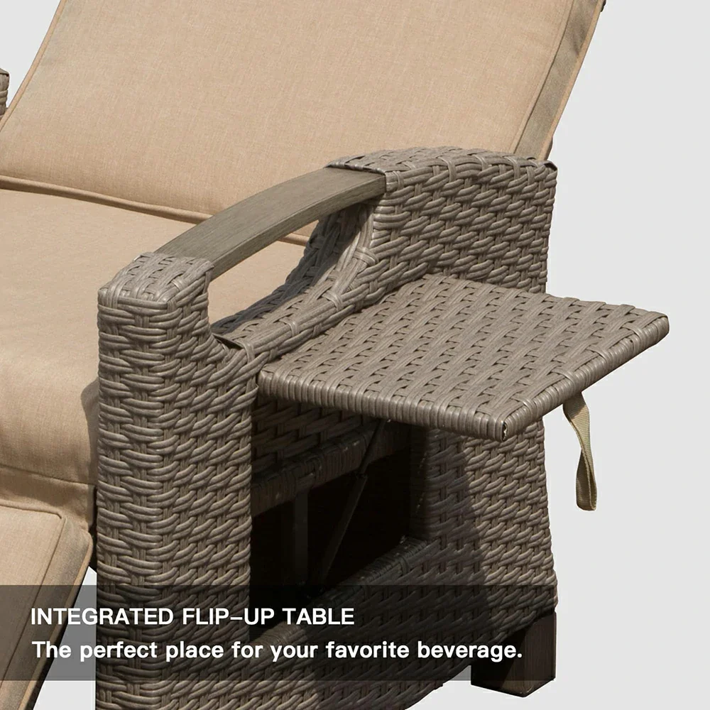 Outdoor Rattan Lounge Chair - Image 7