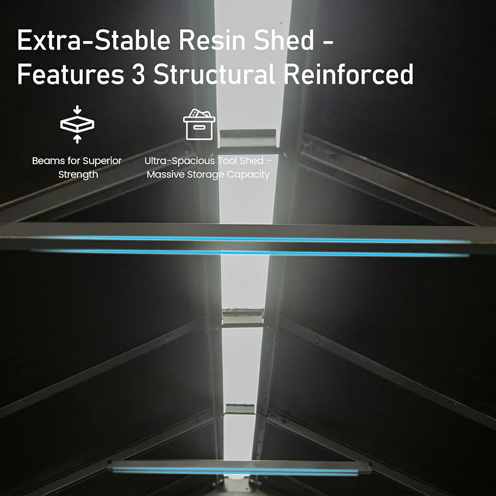 Outdoor Resin Storage Shed - Image 13