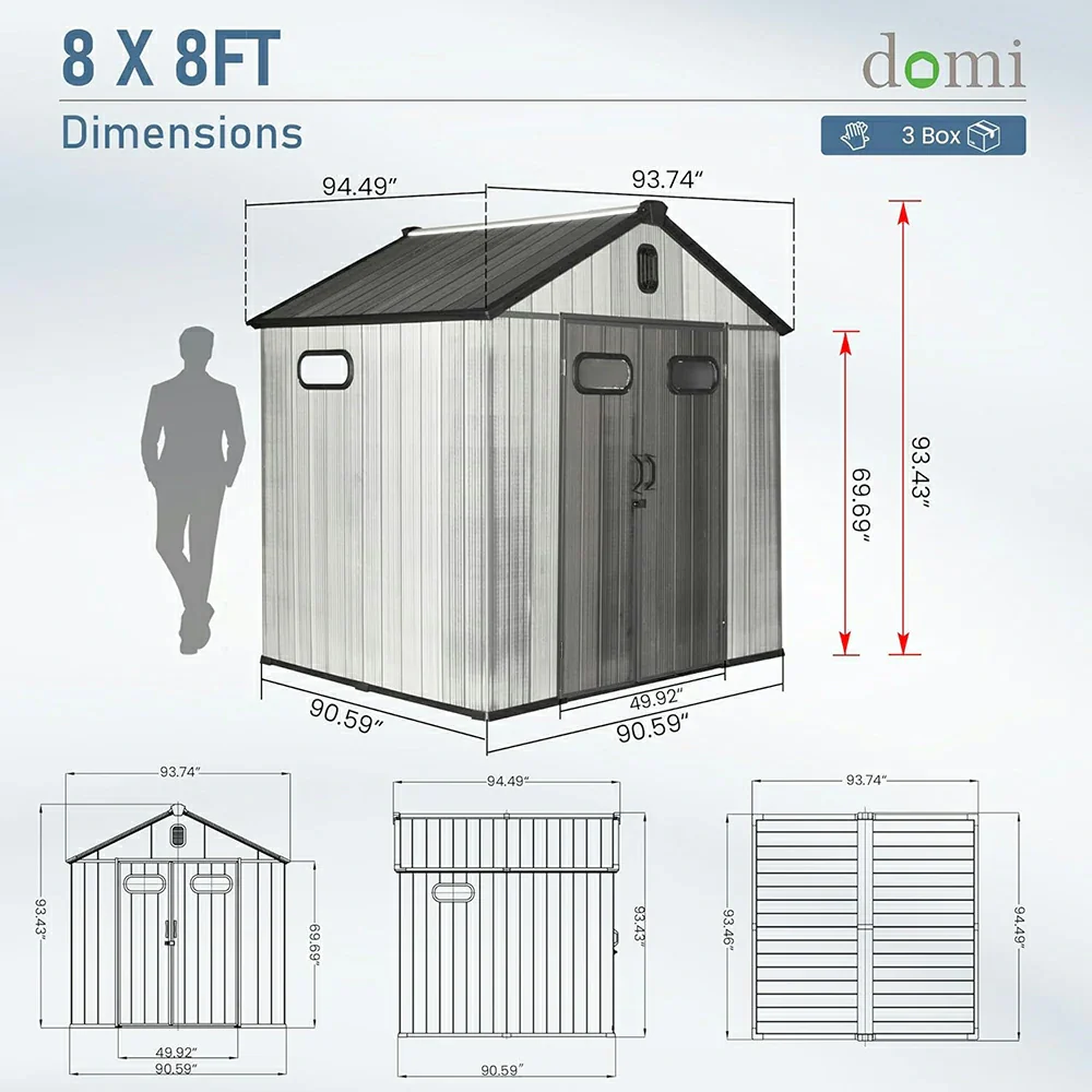 Outdoor Resin Storage Shed - Image 18