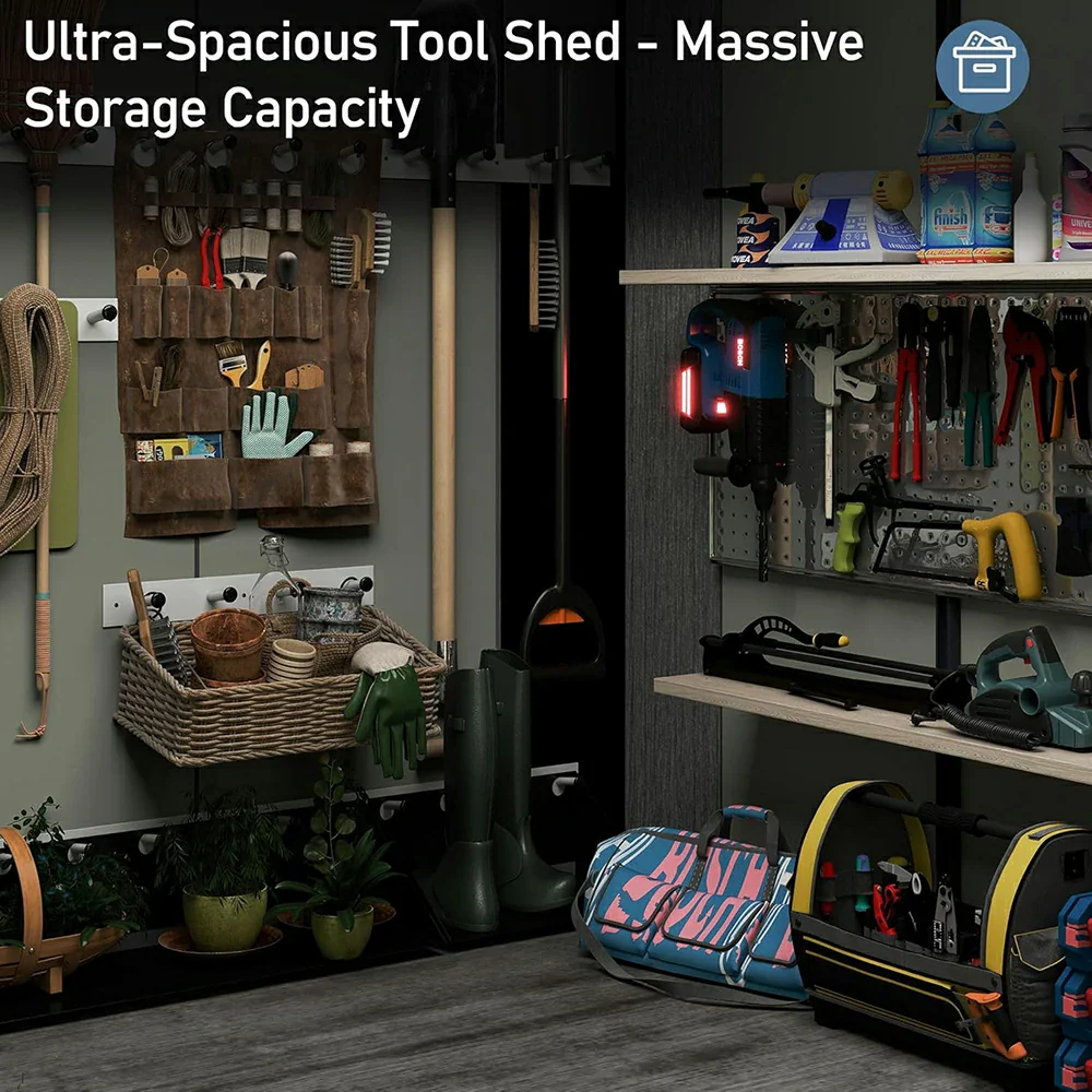 Outdoor Resin Storage Shed - Image 21