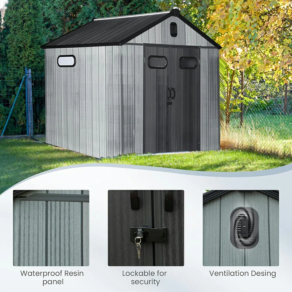 Outdoor Resin Storage Shed - Image 40