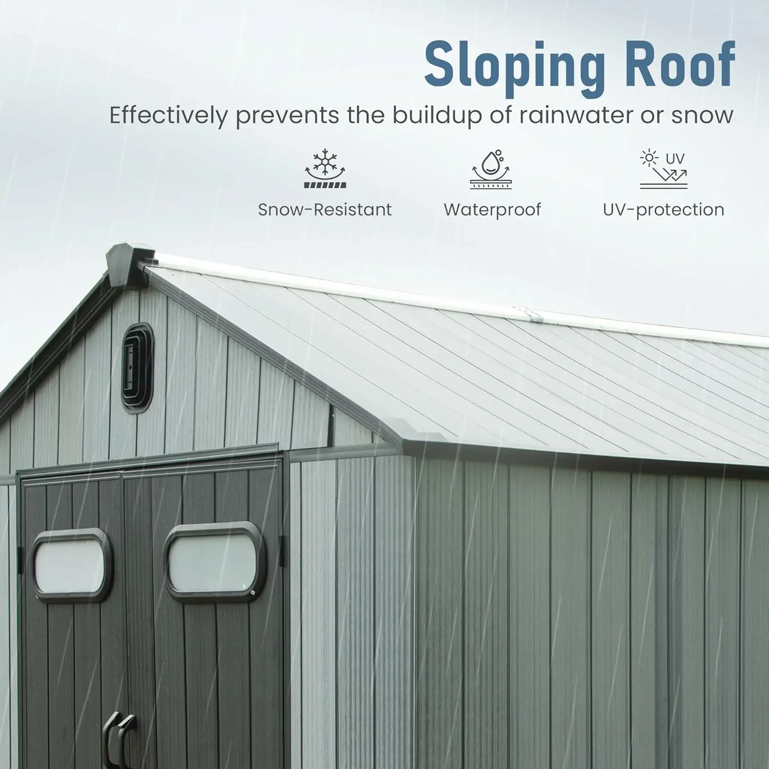 Outdoor Resin Storage Shed - Image 45