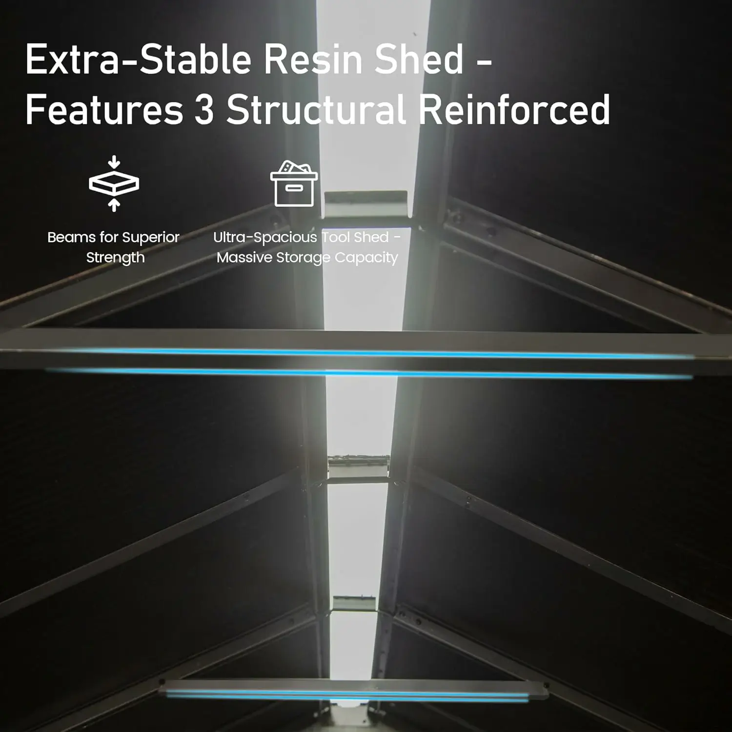 Outdoor Resin Storage Shed - Image 47