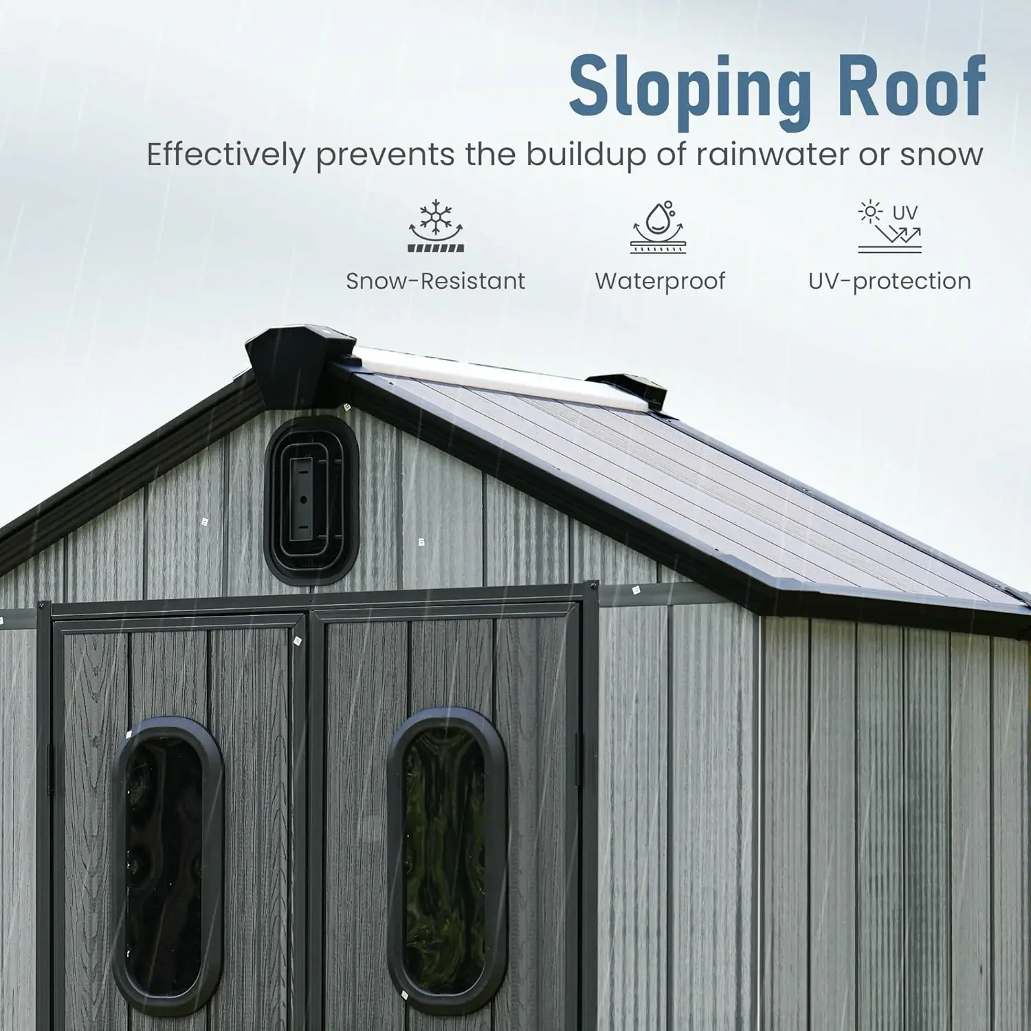 Outdoor Resin Storage Shed - Image 52