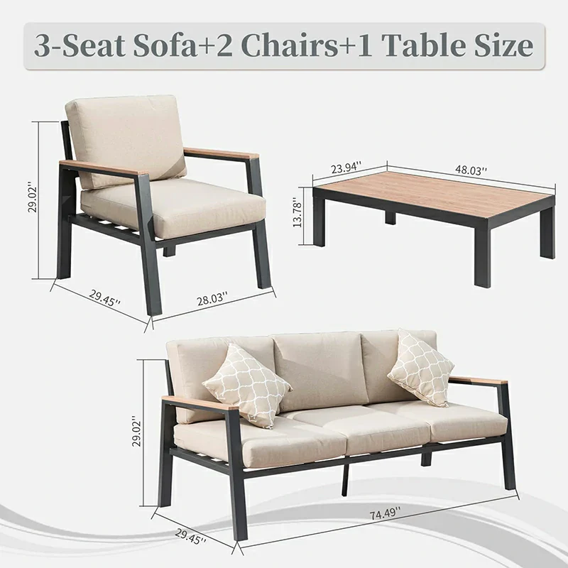 Outdoor Sofa Set - Image 7