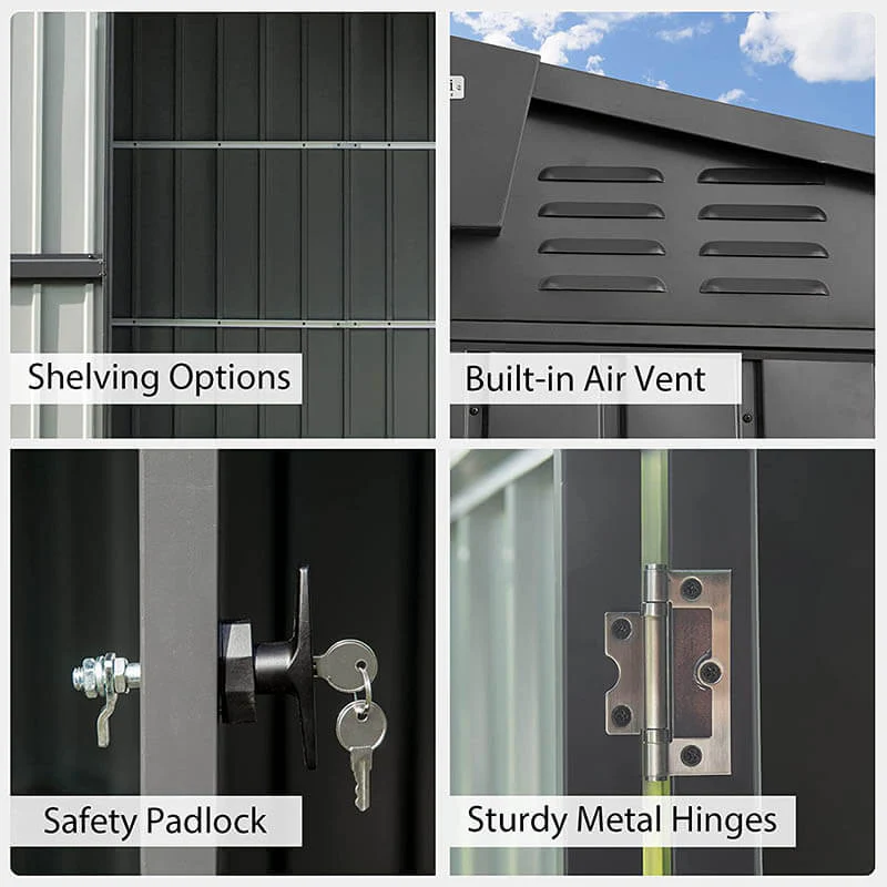Metal Storage Shed Gable Roof - Image 19