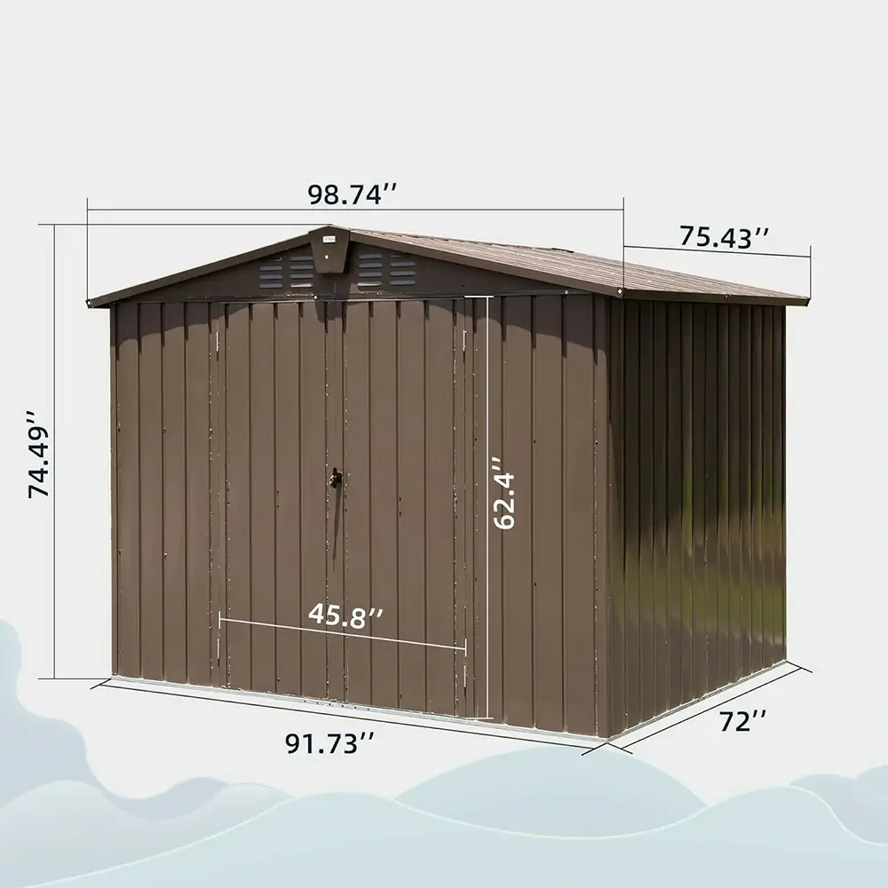 Metal Storage Shed Gable Roof - Image 34