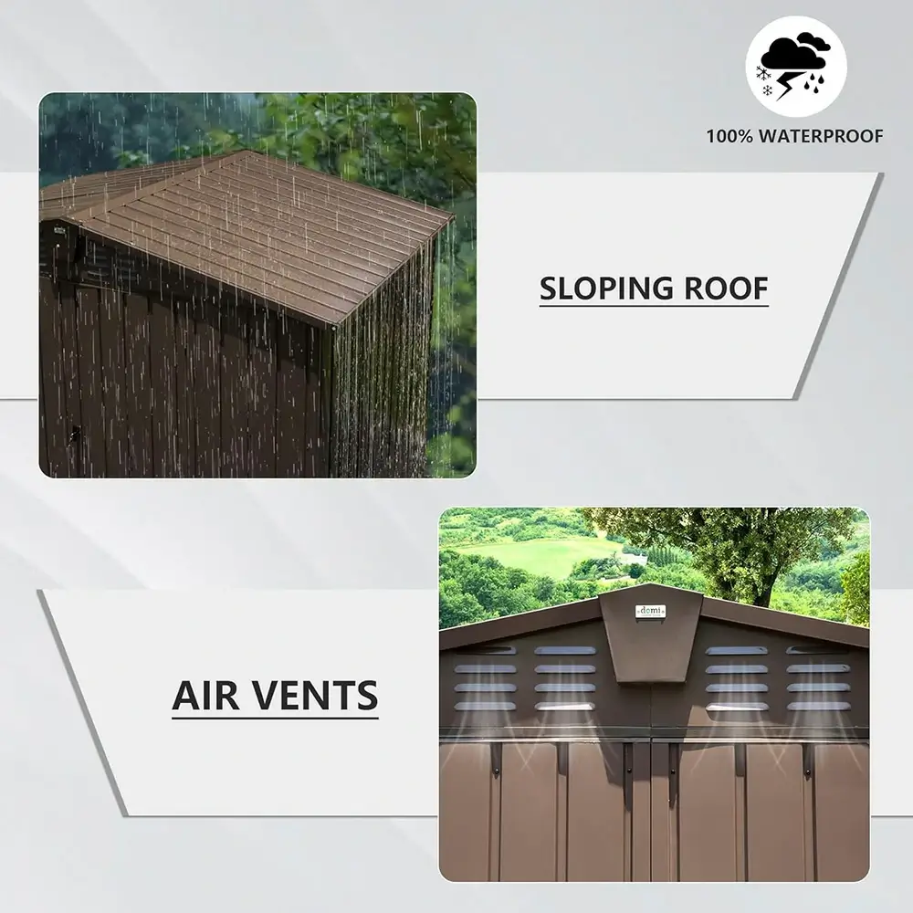 Metal Storage Shed Gable Roof - Image 37