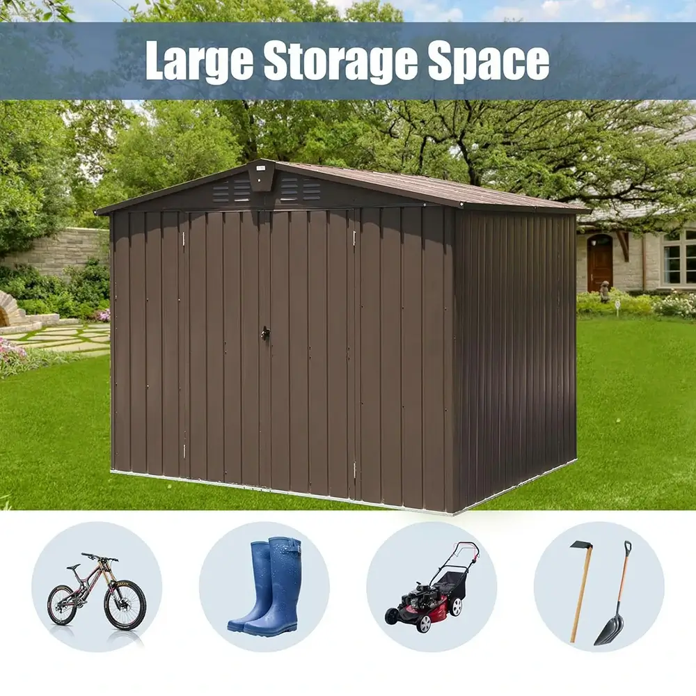 Metal Storage Shed Gable Roof - Image 45