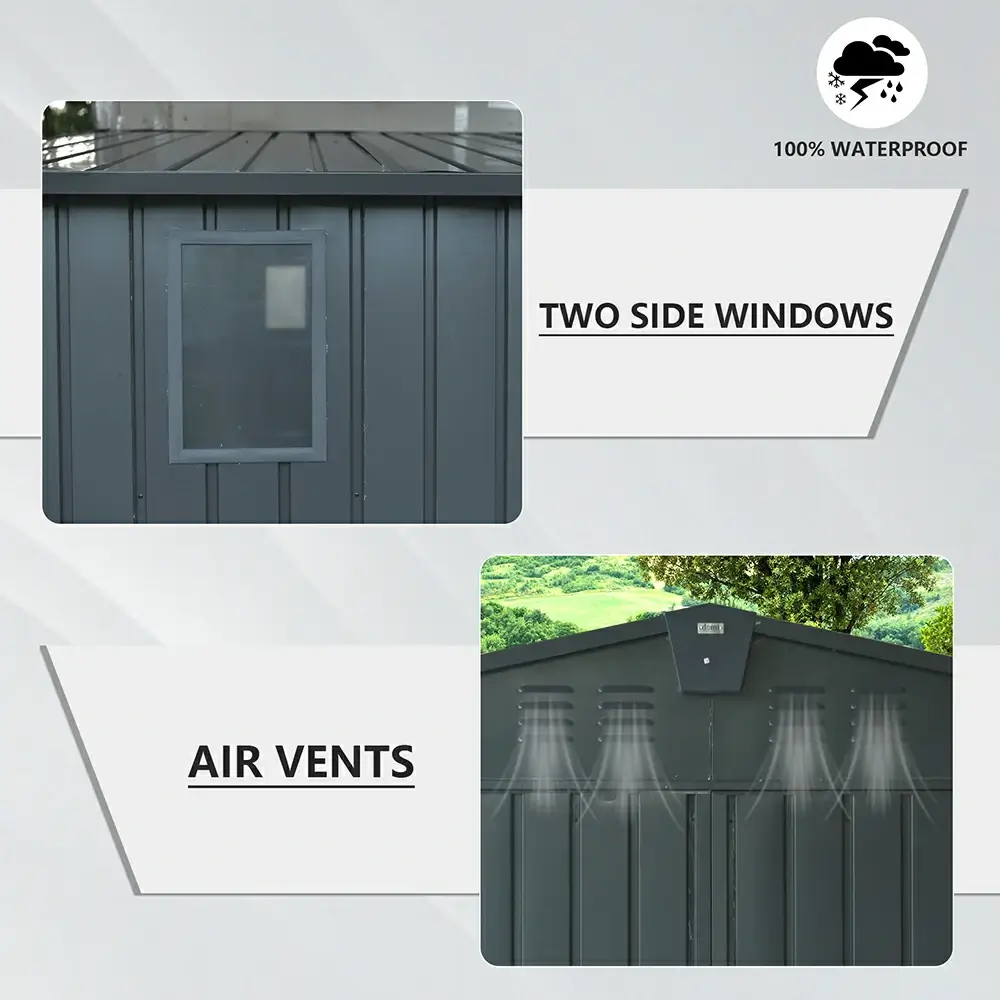 Metal Storage Shed Gable Roof - Image 59