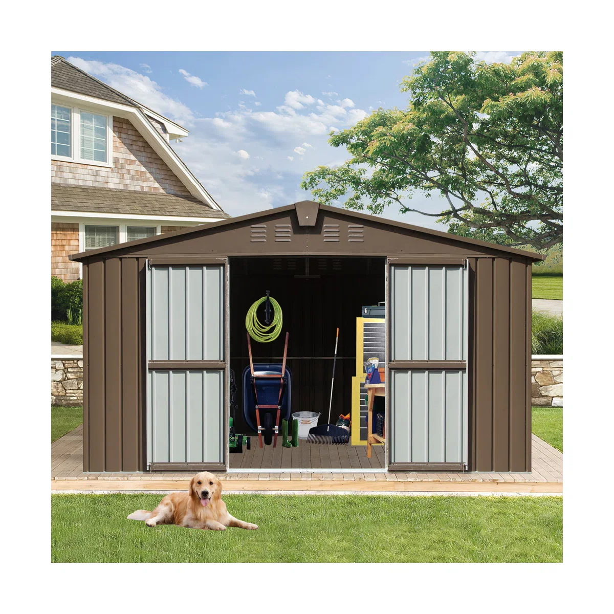 Metal Storage Shed Gable Roof - Image 64