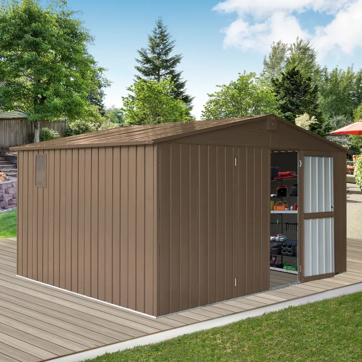 Metal Storage Shed Gable Roof - Image 70