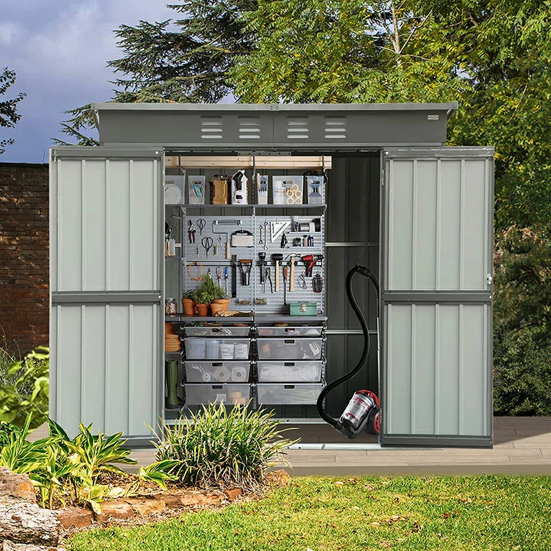 Metal Storage Shed Sloping Roof - Image 16