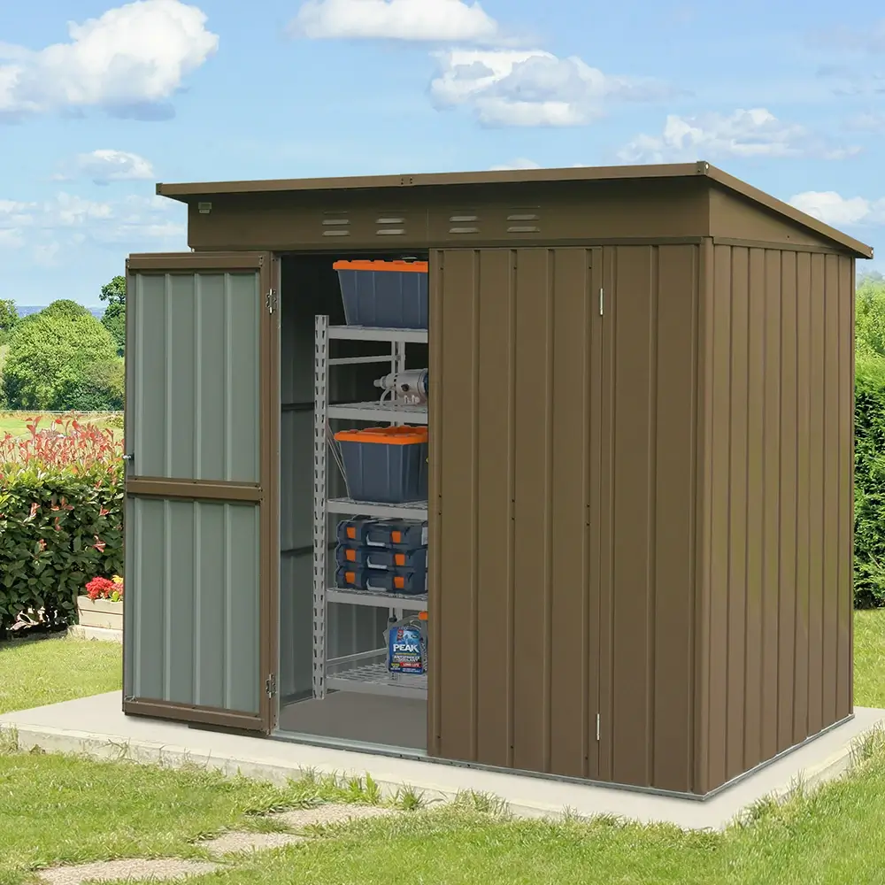 Metal Storage Shed Sloping Roof - Image 17