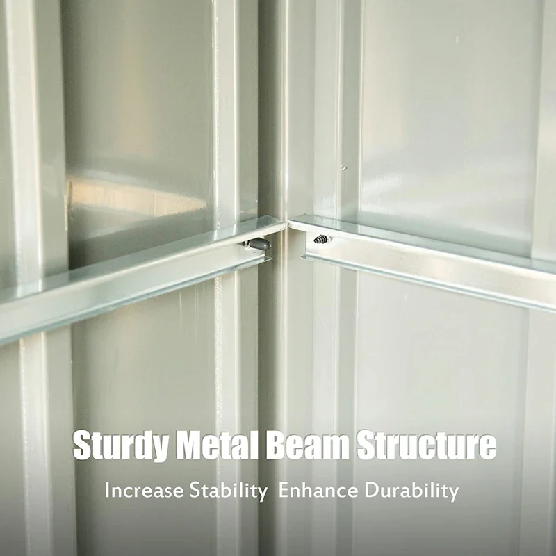 Metal Storage Shed Sloping Roof - Image 6