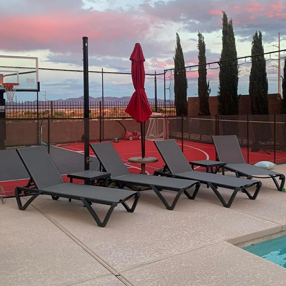 Patio Pool Lounge Chair Set (2 Chairs) - Image 22