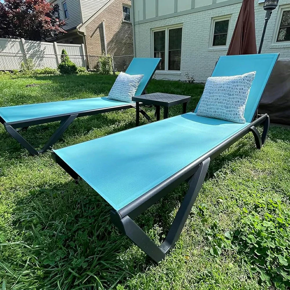 Patio Pool Lounge Chair Set (2 Chairs) - Image 26