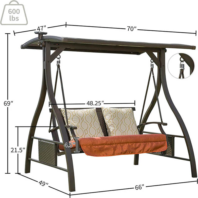 Patio Porch Swing - Image 4