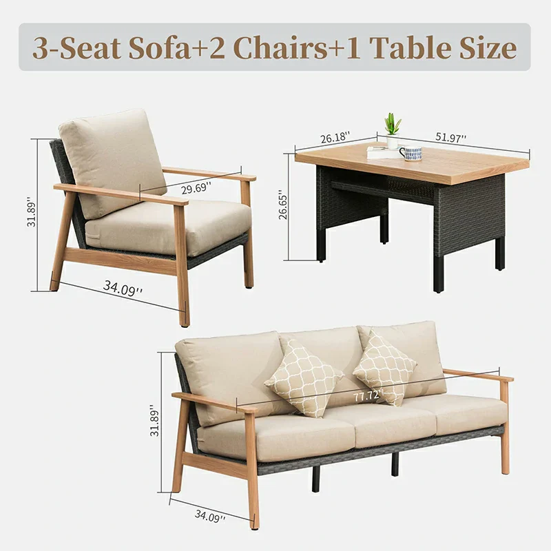 Patio Sofa Set - Image 15