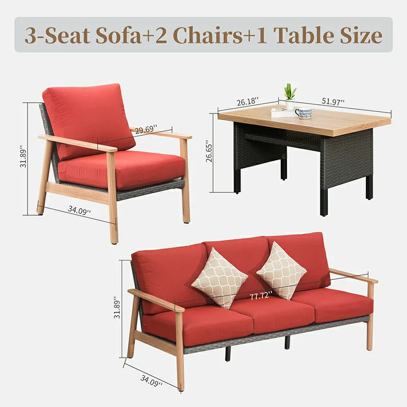 Patio Sofa Set - Image 7