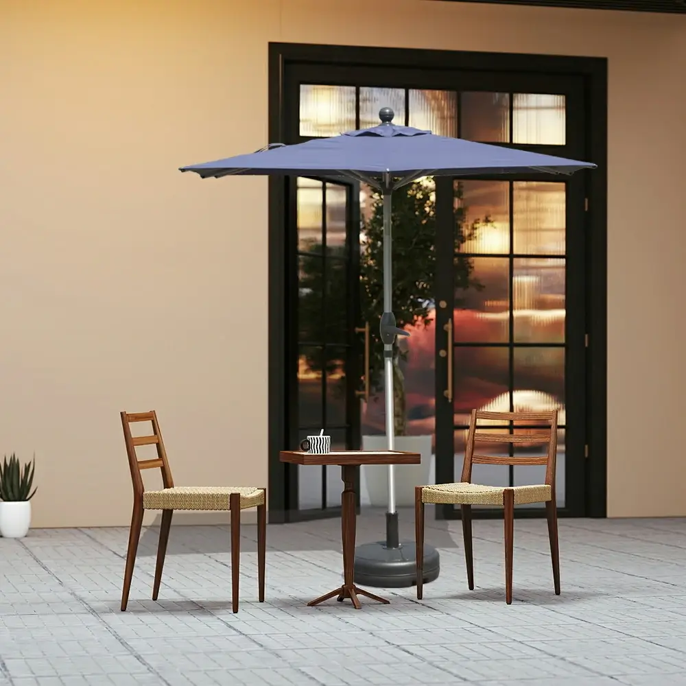 Patio Umbrella - Aluminum Rectangular Market Umbrella - Image 54