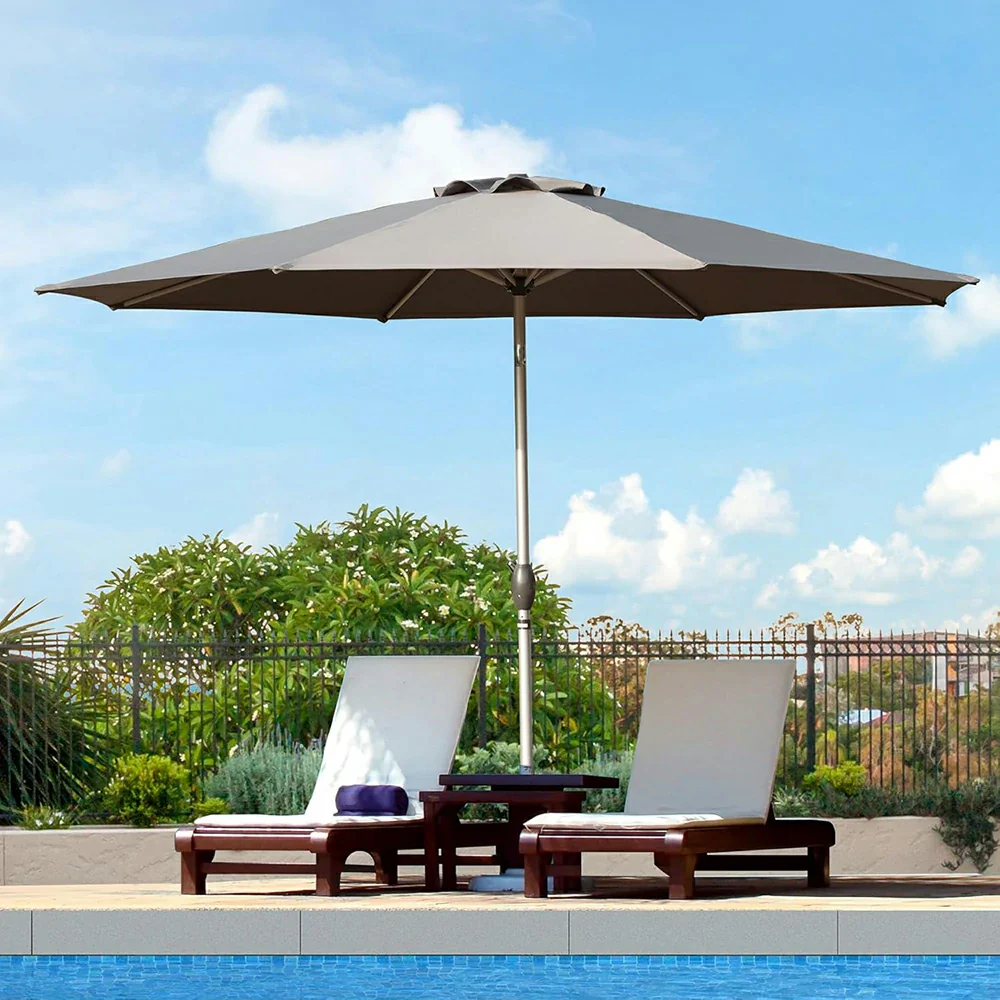 Patio Umbrella - Aluminum Round Market Umbrella - Image 66