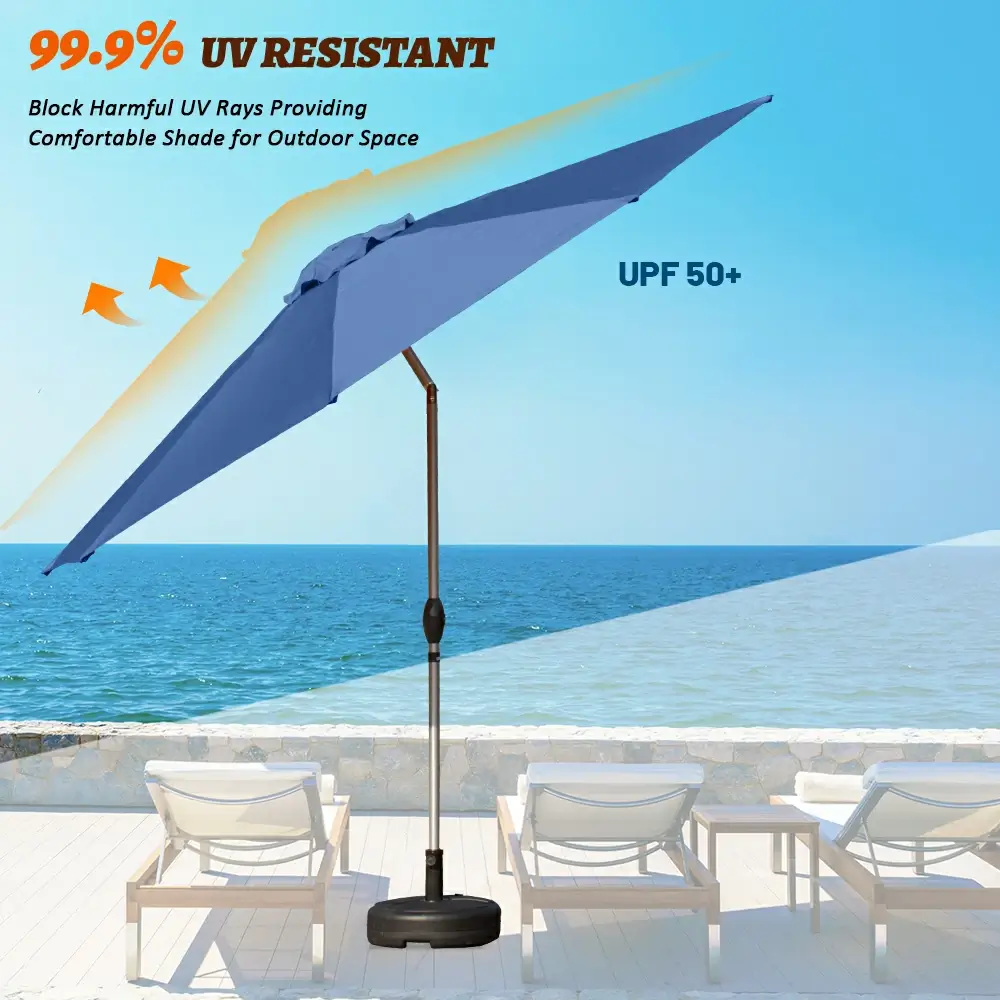 Patio Umbrella - Aluminum Round Market Umbrella - Image 77