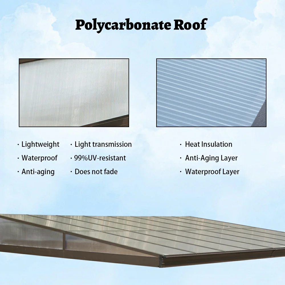Polycarbonate Wall Mounted Sunroom - Image 15