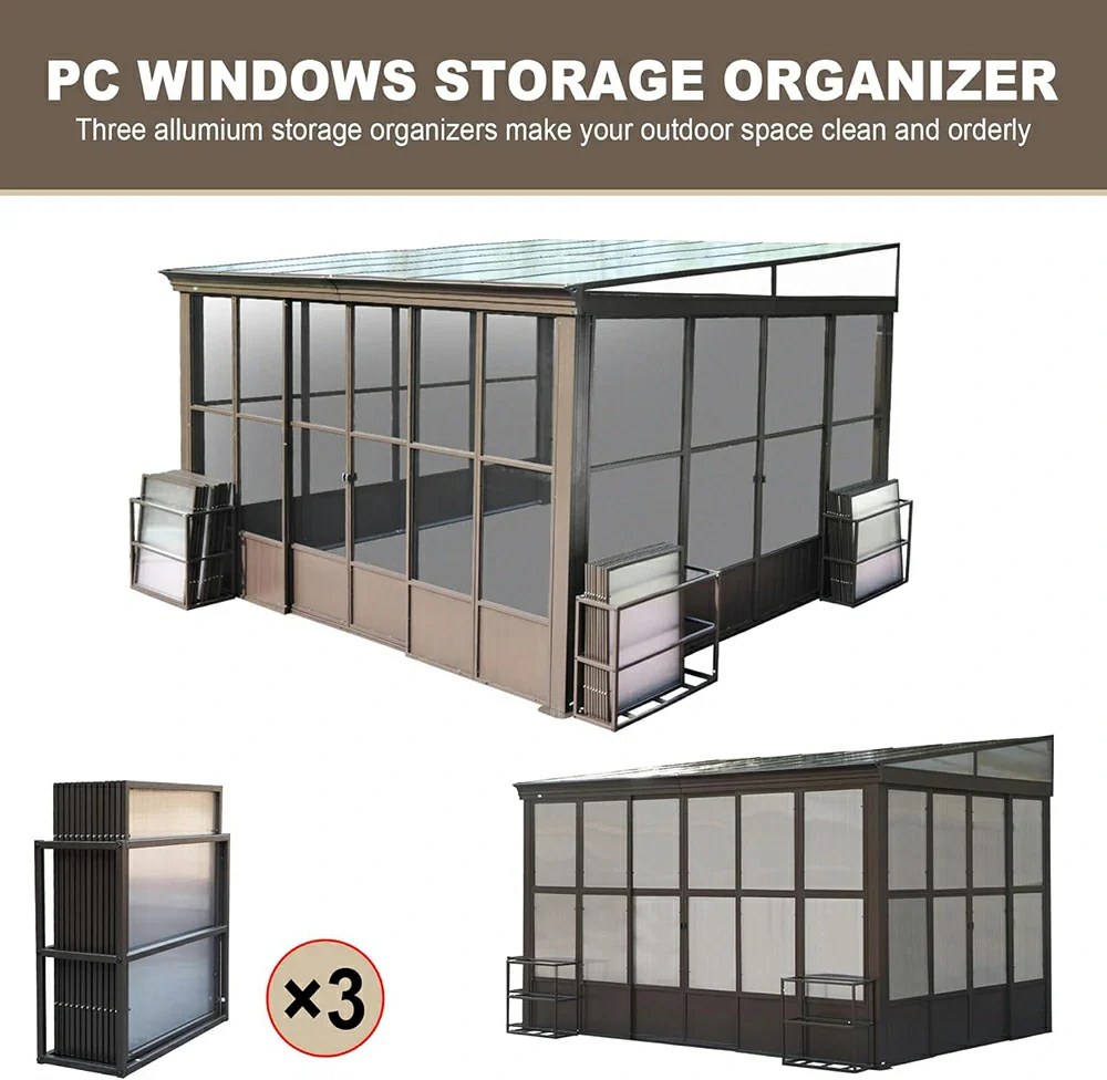 Polycarbonate Wall Mounted Sunroom - Image 34