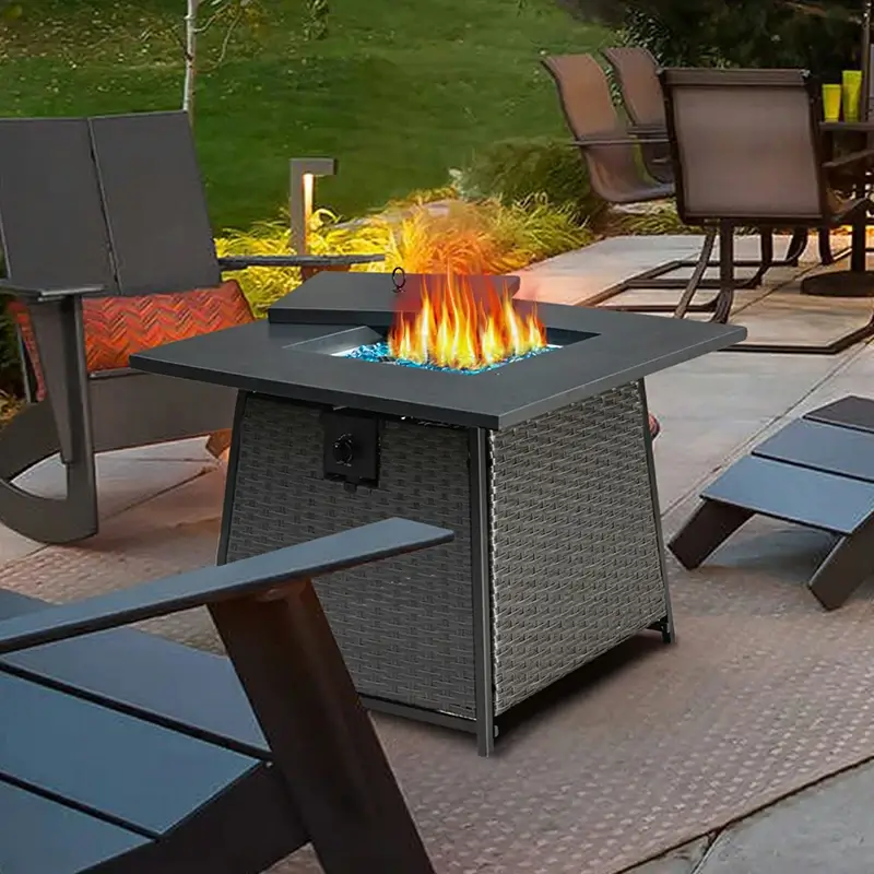 Propane Fire Pit Square Table - Image 8