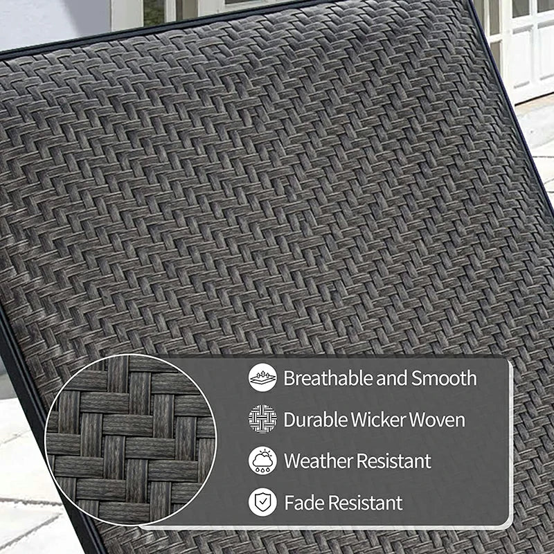 Rattan Chaise Lounge - Image 12