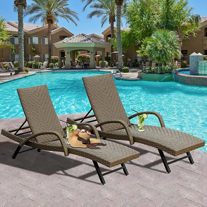 Rattan Chaise Lounge - Image 14