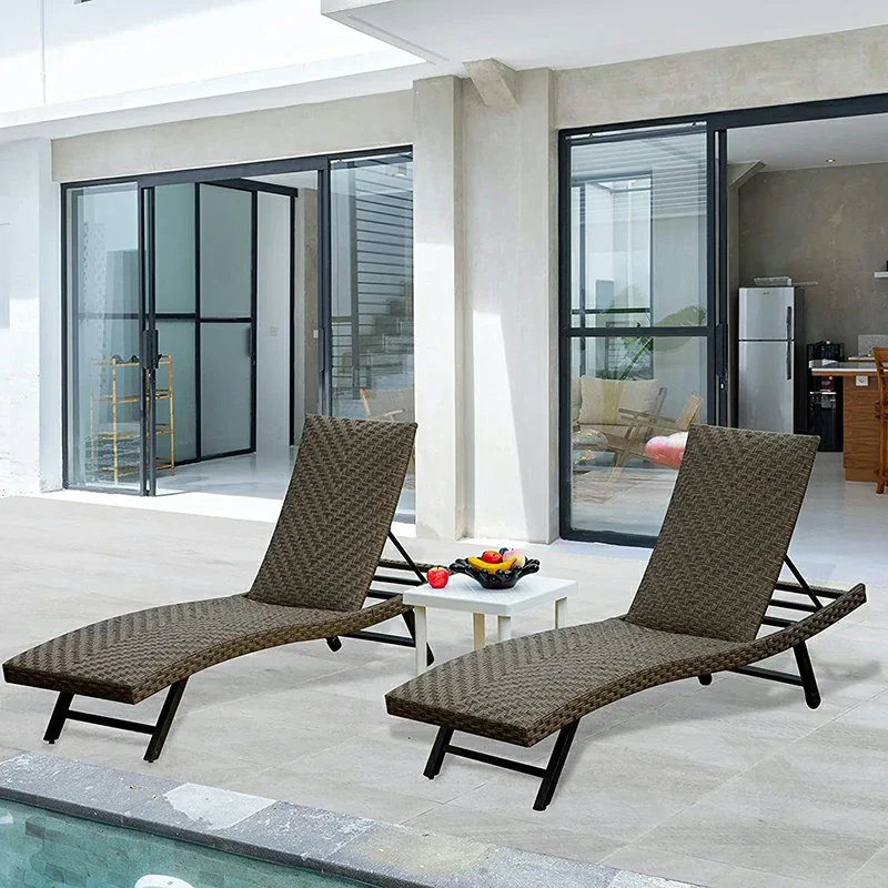 Rattan Chaise Lounge - Image 2