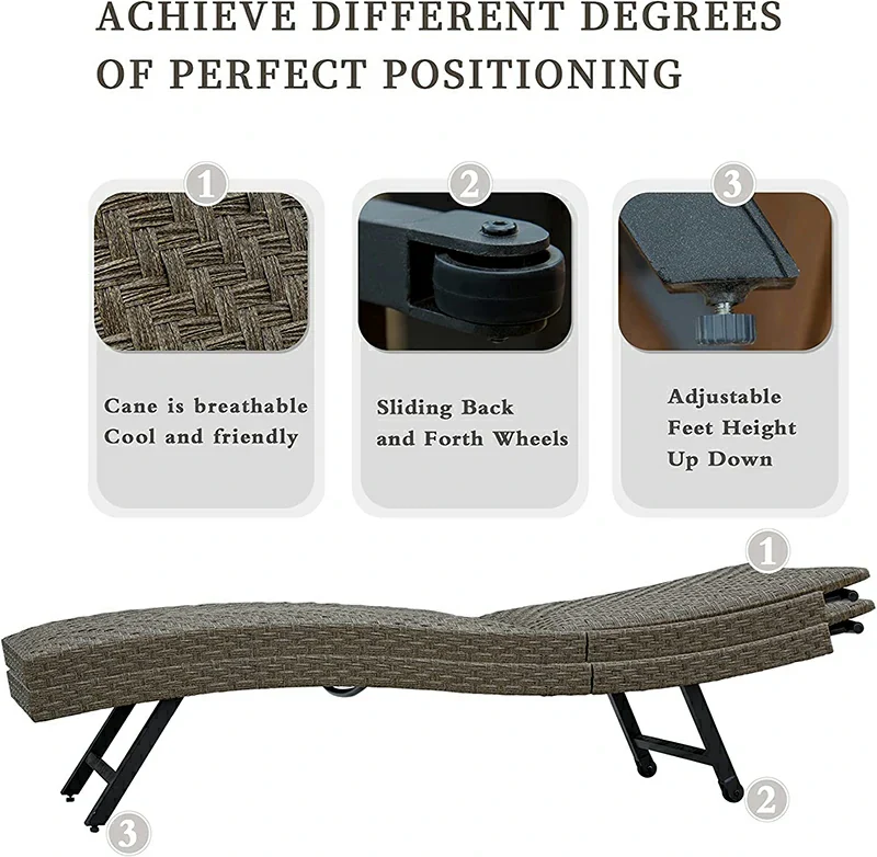 Rattan Chaise Lounge - Image 6