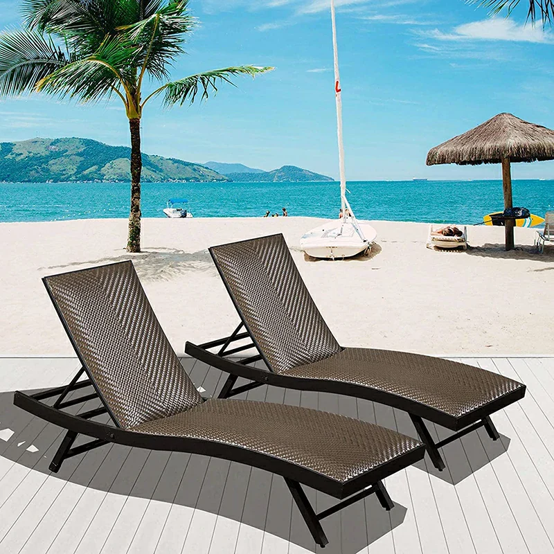 Rattan Chaise Lounge - Image 8
