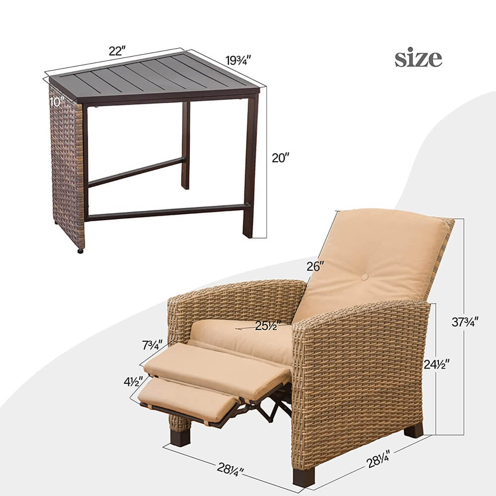 Rattan Lounge Chair - Image 13