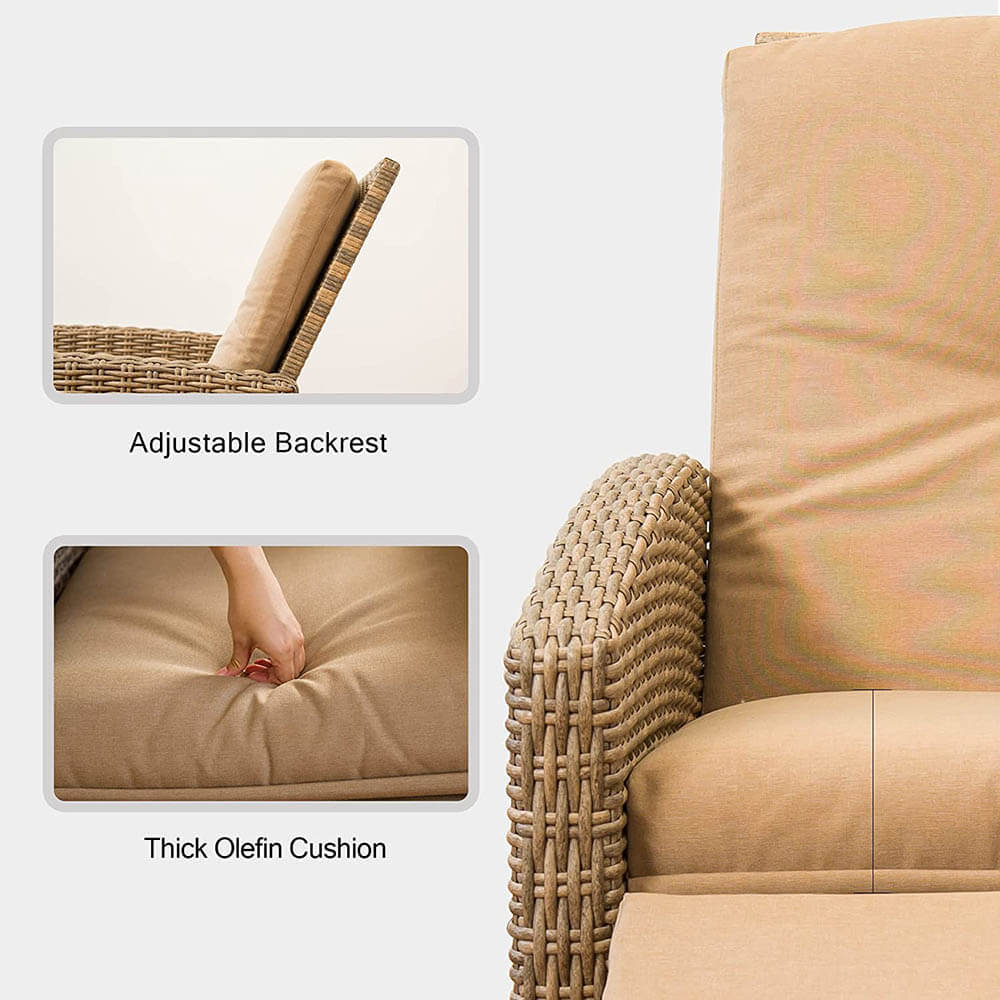 Rattan Lounge Chair - Image 14