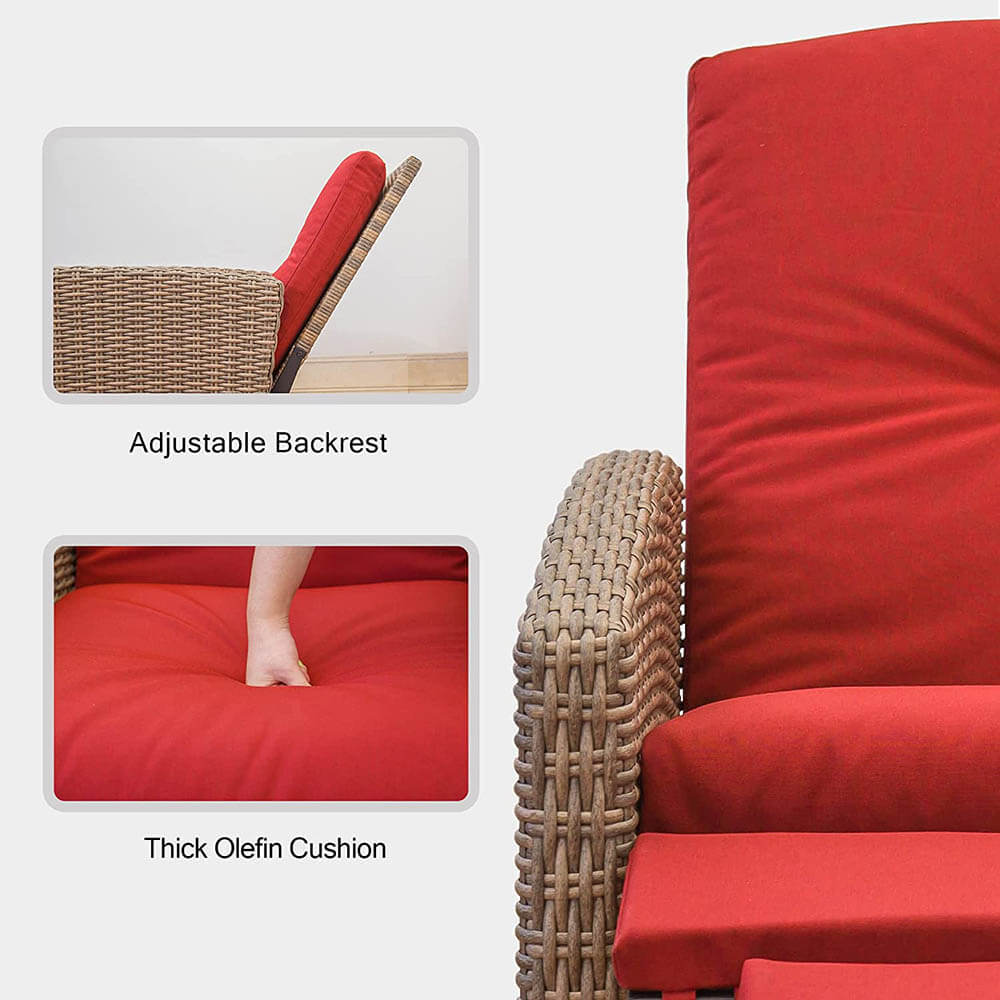 Rattan Lounge Chair - Image 21