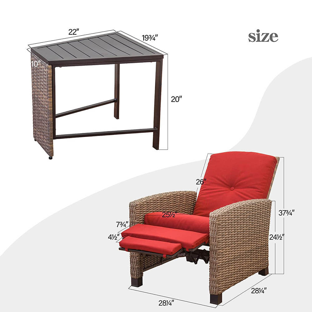 Rattan Lounge Chair - Image 22