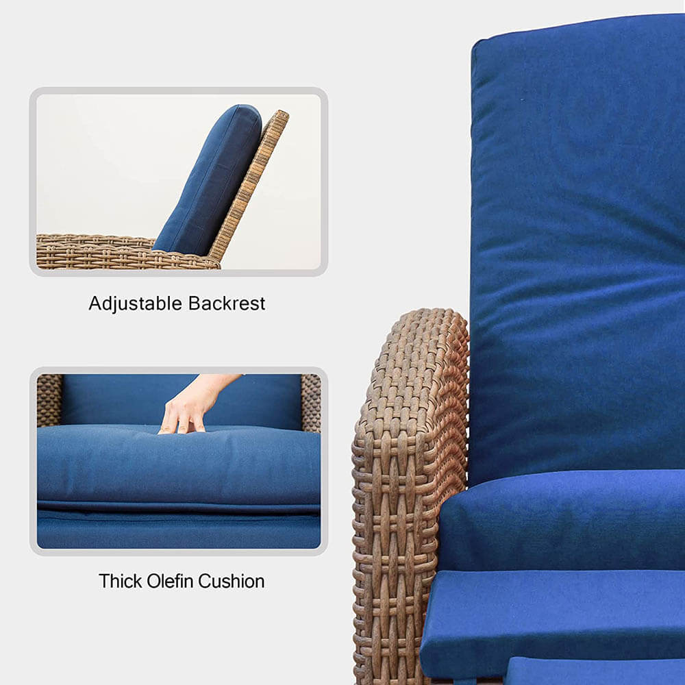 Rattan Lounge Chair - Image 3