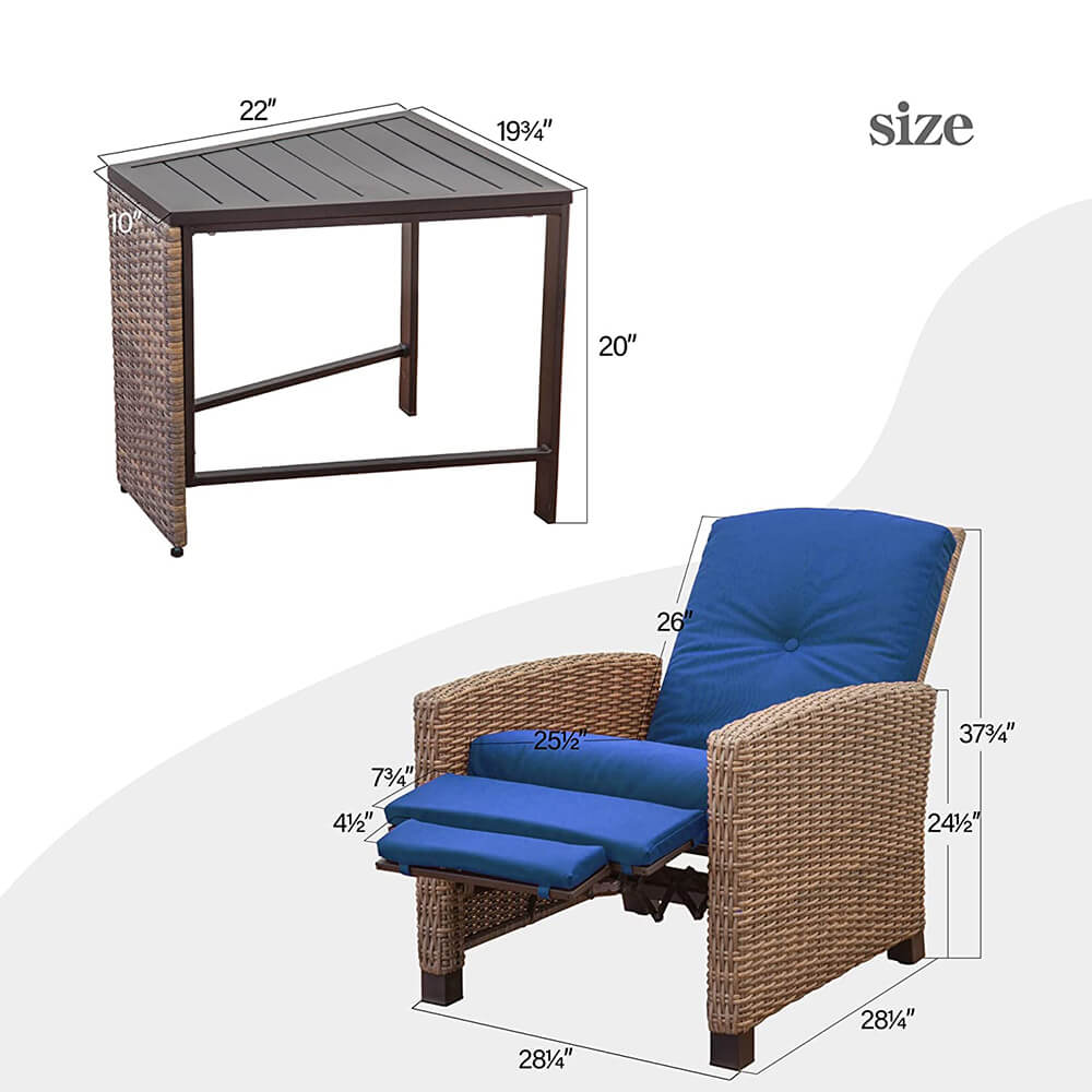 Rattan Lounge Chair - Image 5