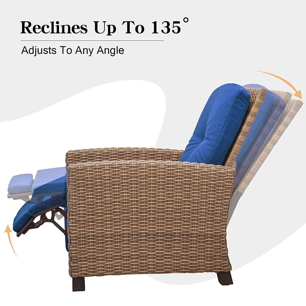 Rattan Lounge Chair - Image 6