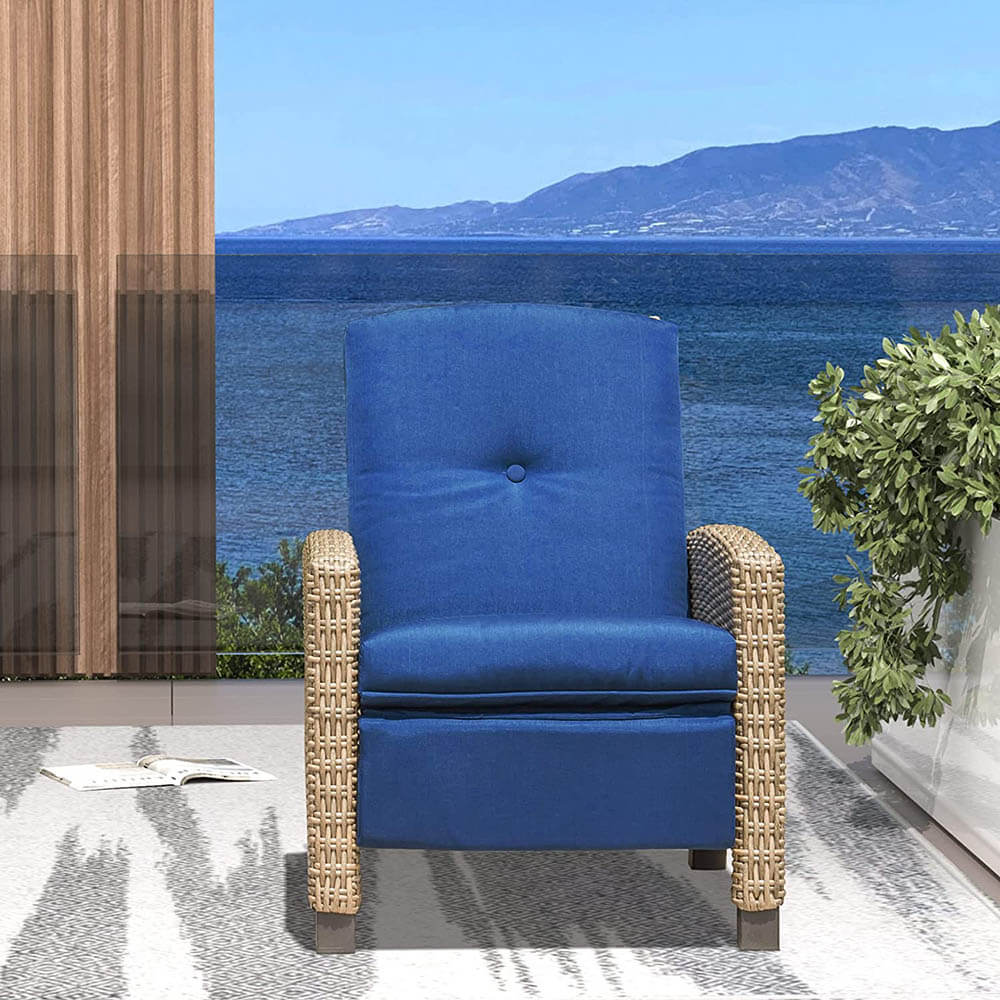 Rattan Lounge Chair - Image 9