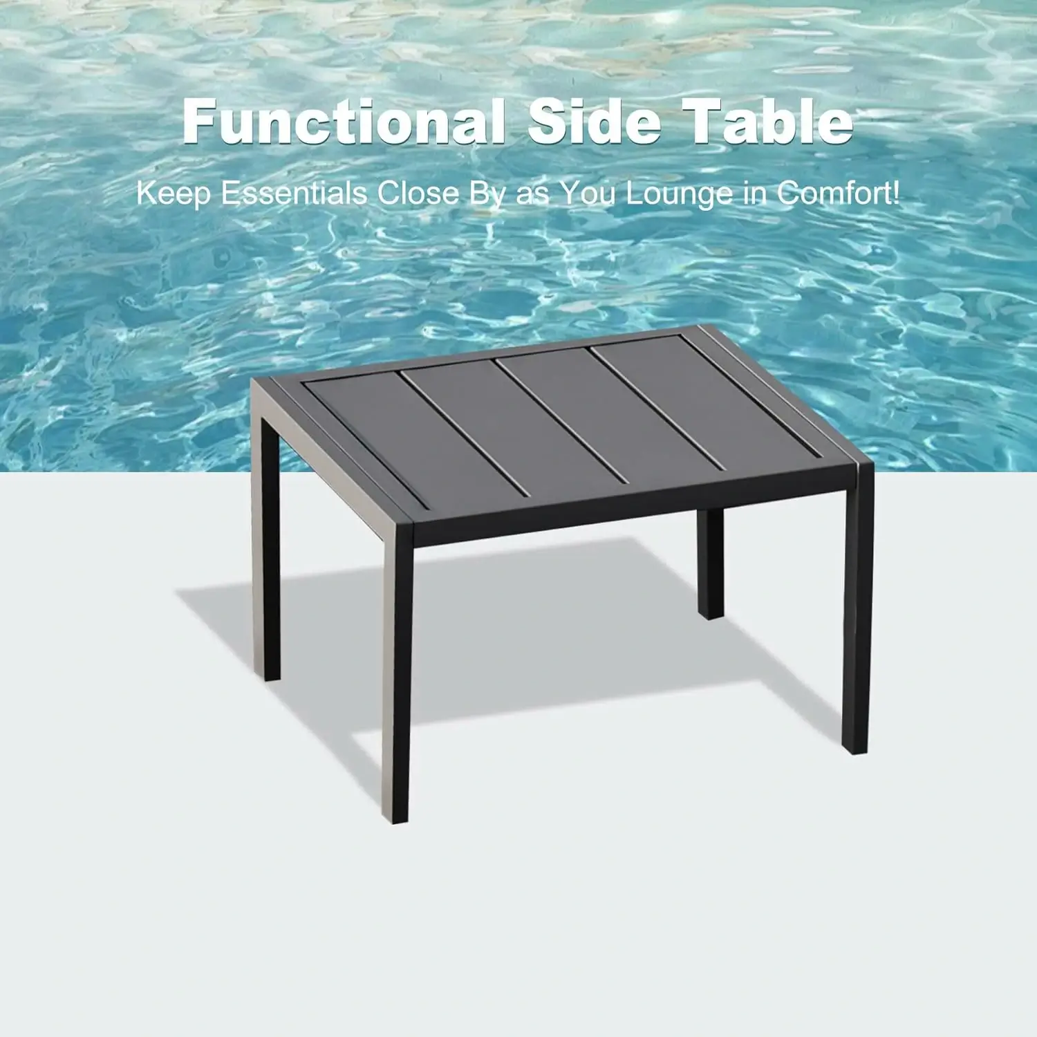 Sunbathing Aluminum Chaise Lounge Set of 3 - Image 26