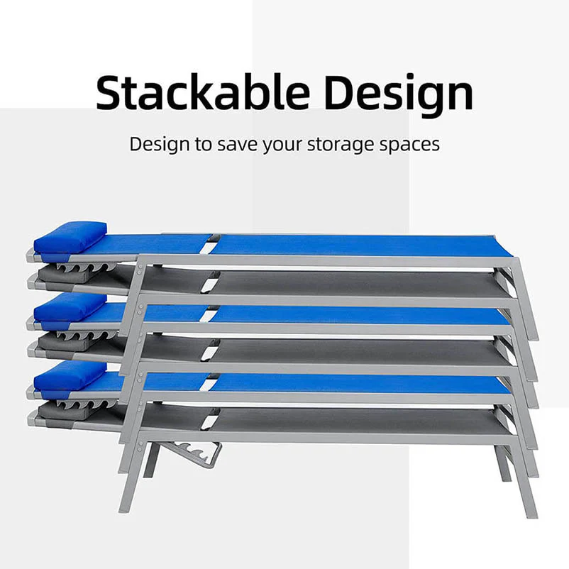 Sunbathing Aluminum Chaise Lounge Set of 3 - Image 5