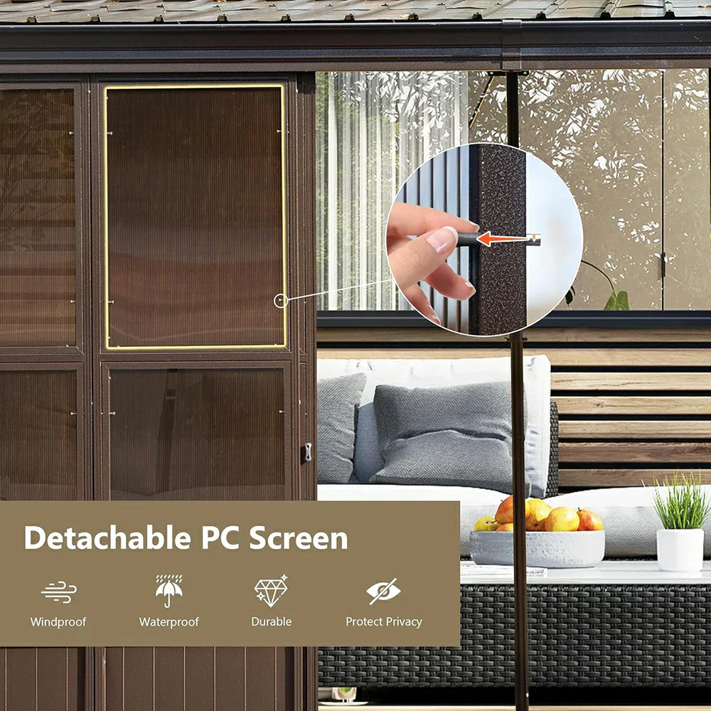 Wall Mounted Sunroom with Side Door - Image 26