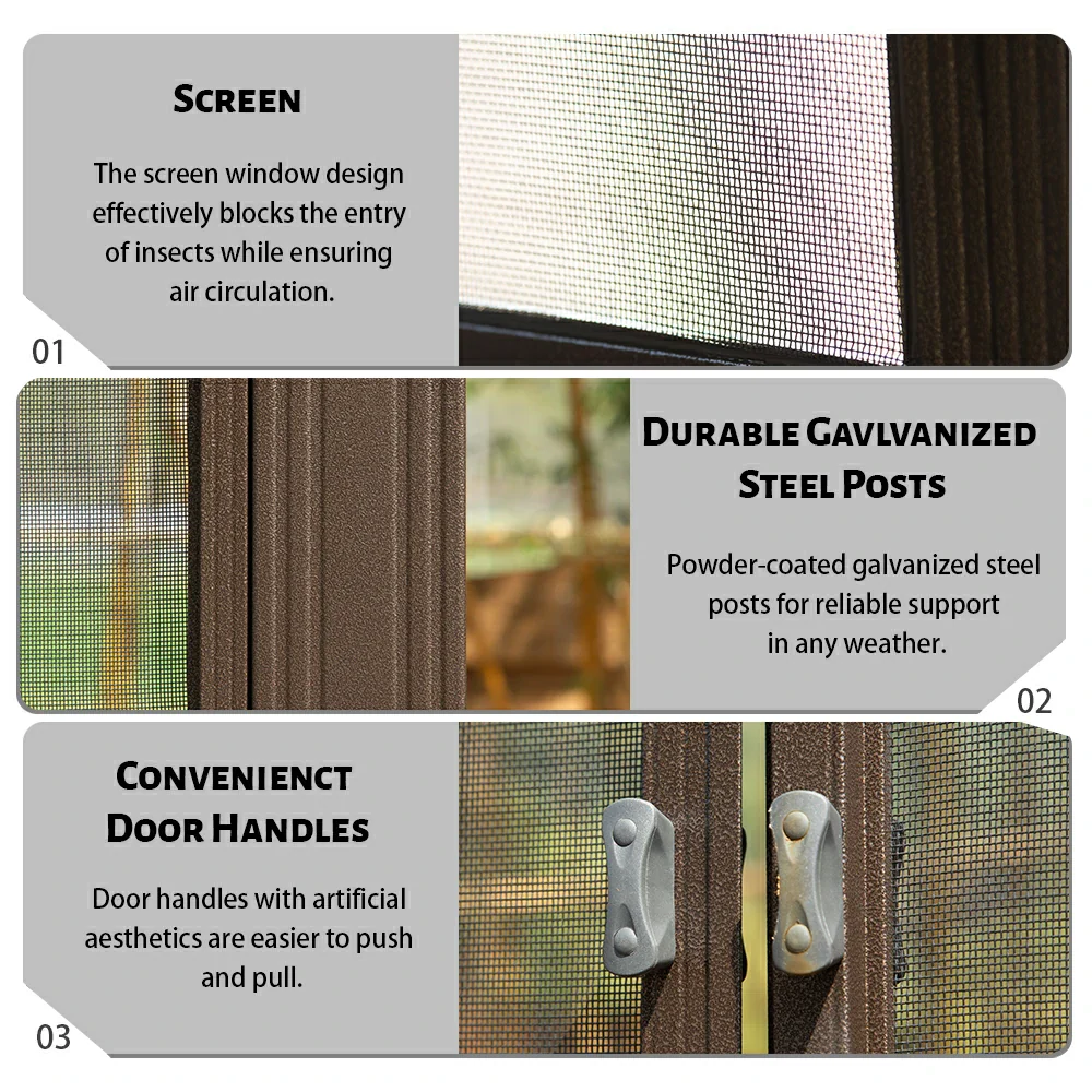 Wall Mounted Sunroom with Side Door - Image 48